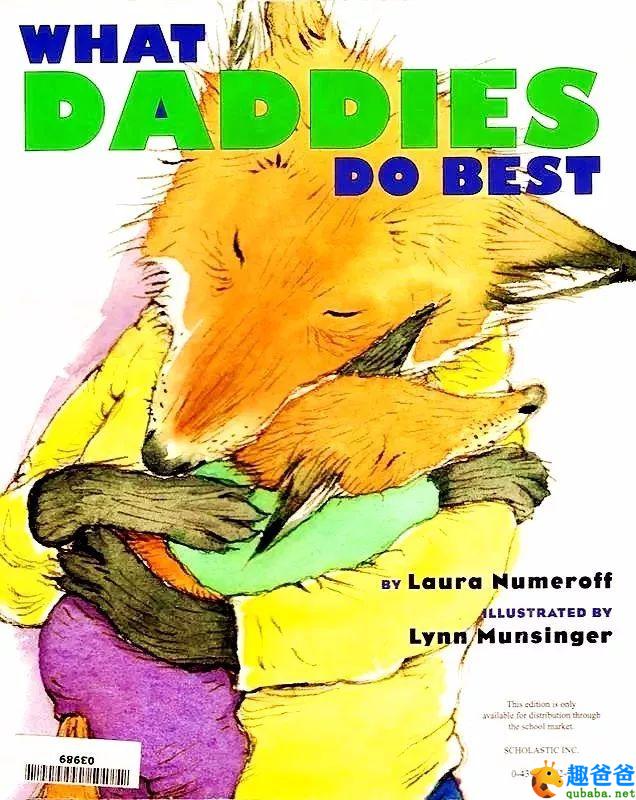 英文绘本 ▏爸爸最擅长做的事（What Daddies Do Best） 