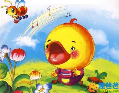 爱唱歌的小鸭子的故事