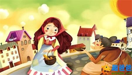 踩着面包走的女孩