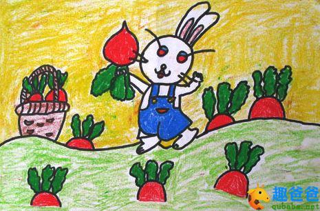 小白兔拔萝卜