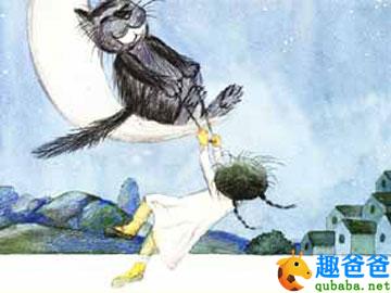 阁楼上的猫和月牙上的女孩