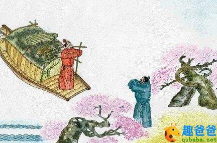 桃花潭水深千尺不及汪伦送我情