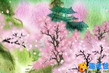 人间四月芳菲尽，山寺桃花始盛开