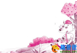 笨狼掉进陷阱里