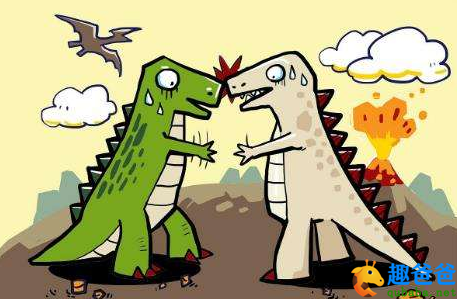 霸王龙和小雷龙