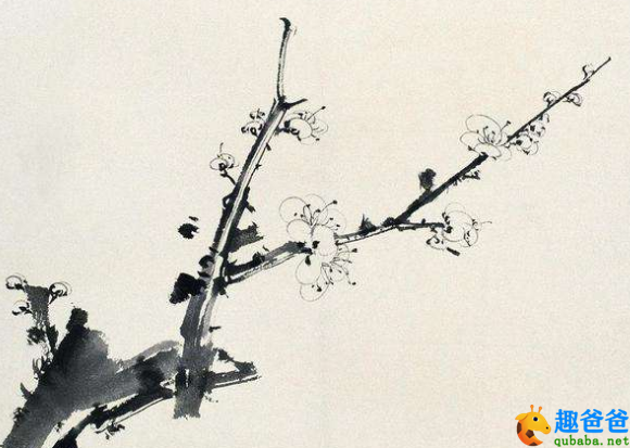 白梅  王冕 〔元代〕