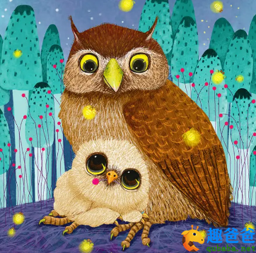 三只猫头鹰宝宝