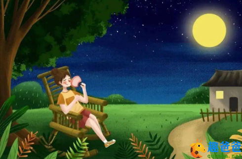 夜热依然午热同，开门小立月明中