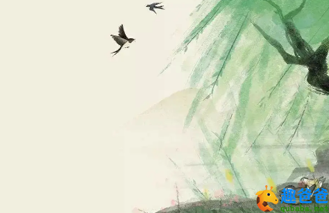 泥融飞燕子，沙暖睡鸳鸯