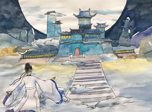 我欲乘风归去，又恐琼楼玉宇的意思