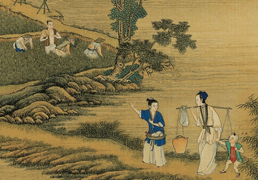 汉上繁华，江南人物，尚遗宣政风流。绿窗朱户，十里烂银钩的意思